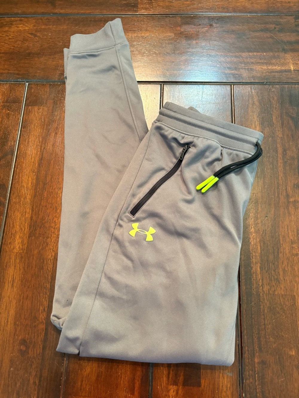 Under Armour Youth Gray Athletic Joggers Size L